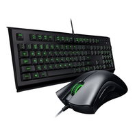 Razer Gaming Keyboard Mouse Combo Cynosa Pro 104 Touches Rétro-Éclairage Gaming Keyboard DeathAdder Essential 6400DPI Mouse Set Noir