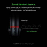 Razer Seiren Elite Microphone Capsule dynamique unique Filtre passe-haut intégré Limiteur numérique / analogique Modèle de capture cardio de Plug & Play USB avec pare-vent pour microphone