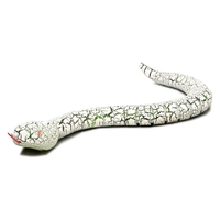 RC Snake Toy 15.5in Infrarouge Rechargeable Rattlesnake Toy avec langue rétractable et queue oscillante