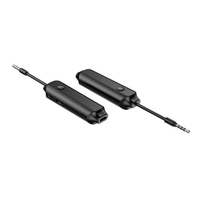 Récepteur et émetteur audio 2 en 1 sans fil Adaptateur audio BT 5.0 Adaptateur portable double mode Noir