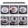 Réchaud à alcool en acier inoxydable extérieur avec Pot brûleur Portable antirouille Anti-corrosion cuisson Barbecue Camping randonnée pique-nique