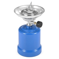 Réchaud de camping portable avec réservoir de gaz Cuisinière au propane avec brûleur réglable pour l