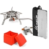 Réchaud de camping portable ultraléger 3500W avec pare-brise pour la randonnée en plein air