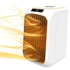Réchauffeur ménage 3 vitesses LED affichage de la température Mini électrique 1200W haute puissance petit bureau PTC 3S chaleur rapide silencieux chauffage