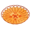Récipient réutilisable de panier de stockage de nourriture de panier de pain tissé rond de 24CM