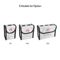 RCSTQ Batterie Lipo Antidéflagrante Antidéflagrante Protection Sacoche de Stockage Sac de Chargement Pochette de Garde avec Indicateur de Batterie Manuel pour 1 Batterie de Remplacement pour Batterie DJI FPV