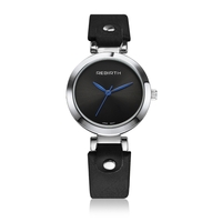 REBIRTE Mode Femmes Montres 3ATM Étanche Quartz Casual Simple Femme Montre-Bracelet Relogio Feminino