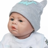 Reborn Baby Doll Jouet de bain pour bébé Silicone plein corps yeux ouverts avec des vêtements 20inch 50cm Jouets mignons réalistes Toy Boy