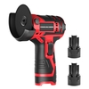 Rectifieuse 12v / 3 pouces Lithium Angle Mini ménage à main coupe polisseuse pour tuyau en métal coupe bois et rouille / colorant ponçage