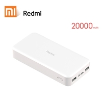 Redmi chargeur double adaptateur secteur USB 20000mAh Powerbanks Charge rapide Portable Power-Bank pour téléphone mobile