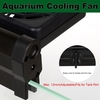 Refroidissement ventilateur d’aquarium vent froid refroidisseur réglable 2 niveau vent 100-240V