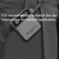 Relacart Mi1 Système de microphone à pince sans fil 2, 4 GHz Mini microphone à revers sans fil avec récepteur et émetteur Écran OLED pour appareil photo reflex numérique Smartphones Caméscopes Vlogging