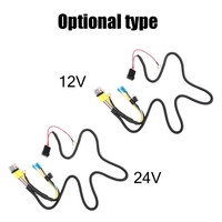 Relais de câble universel de klaxon 12V / 24V pour le bâti de grille de soufflage de tonalités de corne de moto Kit de faisceau de câblage de klaxon pour le camion de voiture Fusible de relais