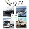 Relais de câble universel de klaxon 12V / 24V pour le bâti de grille de soufflage de tonalités de corne de moto Kit de faisceau de câblage de klaxon pour le camion de voiture Fusible de relais