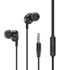 Remax RW-105 In-Ear Clear Sound Écouteurs filaires Écouteurs stéréo avec microphone pour appel téléphonique Musique Casque avec prise 3, 5 mm Compatible avec les téléphones Tablettes Ordinateurs