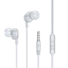 Remax RW-105 In-Ear Clear Sound Écouteurs filaires Écouteurs stéréo avec microphone pour appel téléphonique Musique Casque avec prise 3, 5 mm Compatible avec les téléphones Tablettes Ordinateurs