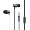 Remax RW-105 In-Ear HD Son Filaire Métal Écouteur Basse Casque avec Microphone pour Appel Téléphonique Musique Écouteurs avec Prise 3.5mm Compatible avec Téléphones Tablettes Ordinateurs