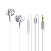 Remax RW-595 In-Ear Écouteurs filaires à double bobine mobile HD Sound Bass Casque avec microphone pour écouteurs de musique d