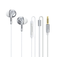 Remax RW-595 In-Ear Écouteurs filaires à double bobine mobile HD Sound Bass Casque avec microphone pour écouteurs de musique d