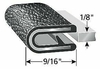 REMORQUE 1/8 "NOIR BORD TRIM LOK CAMPER REMORQUE RV SEAL BATEAU VINYLE 9/16" JAMBES