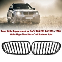 Remplacement de la grille avant pour BMW E85 E86 Z4 2003 - 2008 Grille Noir Brillant Style Bussiness