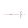 Remplacement de la vadrouille plate Yijie Slim 360 ° Rotation multidirectionnelle à poteau extensible Design gain de place Vadrouille à plancher