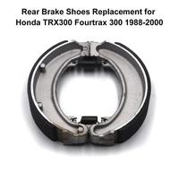 Remplacement des mâchoires de frein arrière pour Honda TRX300 Fourtrax 300 1988-2000