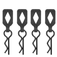 Remplacement des pinces de carrosserie de carrosserie 4PCS pour TRX Hsp Redcat Rc4wd Tamiya Axial scx10 D90 Hpi 1/10 Car