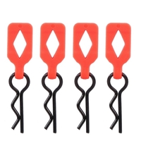 Remplacement des pinces de carrosserie de carrosserie 4PCS pour TRX Hsp Redcat Rc4wd Tamiya Axial scx10 D90 Hpi 1/10 Car