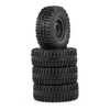 Remplacement des roues de pneus en caoutchouc à jante 4 pcs AUSTAR 100 mm 1.9 pouces pour TRX HSP Redcat RC4WD Tamiya Axial SCX10 D90 HPI Rock Crawler