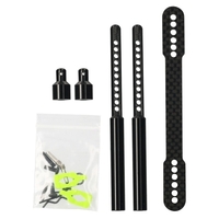 Remplacement en métal de colonne de coque de voiture pour voiture Axial scx10 90046 90047 RC 47mm