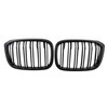 Remplacement noir de Grille de rein avant de double latte pour BMW G01 X3 G02 X4 2018-2020