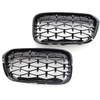 Remplacement pour 15-07 BMW F20 F21 120i 118i 118d 116i M135i Pare-chocs avant Grille de rein noir brillant