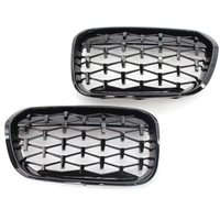 Remplacement pour 15-07 BMW F20 F21 120i 118i 118d 116i M135i Pare-chocs avant Grille de rein noir brillant