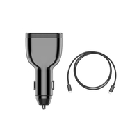 Remplacement pour DJI Mavic 3 Drone chargeur de voiture ordinateurs portables téléphone portable charge rapide QC3.0/PD chargeur double Interface