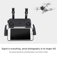 Remplacement pour DJI Mavic Air 2 / Mavic 2 / Mavic Air / Mavic Pro / Mavic Mini / Spark Drone Télécommande Signal Booster Antenne 2 pcs La distance de contrôle étend 3, 5 km Vol plus sûr