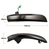 Remplacement Pour Ford Kuga Escape EcoSport 2013-18 Voiture LED Dynamique Clignotant Clignotant Lumière