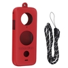 Remplacement pour Insta360 ONE X2 Housse de protection en silicone pour appareil photo avec lanière