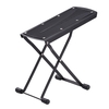 Repose-pieds de guitare en métal Portable repose-pieds anti-dérapant pliable pédale de repose-pieds réglable en hauteur à 6 niveaux pour les joueurs de guitare