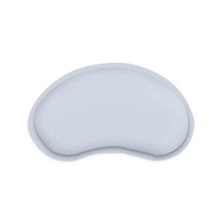 Repose-poignet de souris ergonomique doux en mousse à mémoire de forme tapis de poignet de souris anti-dérapant portable support de poignet rose