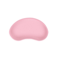 Repose-poignet de souris ergonomique doux en mousse à mémoire de forme tapis de poignet de souris anti-dérapant portable support de poignet rose