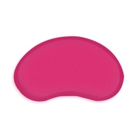 Repose-poignet de souris ergonomique doux en mousse à mémoire de forme tapis de poignet de souris anti-dérapant portable support de poignet rose