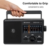 Retekess TR626 AM FM SW LW Radio portable pour personnes âgées Radio multifonctionnelle à piles et à courant alternatif Noir