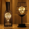 Retro Creux Art De Fer Lampe Blanc Chaud Chambre Nuit Lumière Éclairage À La Maison Éclairage Décoration