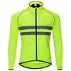 Réfléchissant à manches longues maillot de vélo coupe-vent veste résistant à l