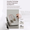 Réfrigérateur et réchauffeur électrique Baseus Mini Réfrigérateur de soins de la peau de 8 litres avec contrôle de la température Système thermoélectrique portable AC/DC pour soins de la peau/aliments/médicaments/maison et voyage 220V