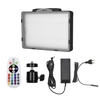 RGB Light Panle LED Video Light Photography Fill Light 3200K-5600K Dimmable CRI95 + avec adaptateur à rotule Télécommande pour Vlog Live Streaming Photographie de produit Enregistrement vidéo