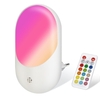 RGB télécommande petite veilleuse 16 couleurs éblouissante Intelligent atmosphère lampe 10 niveaux luminosité