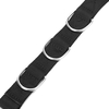 Réglable chien toilettage sangle de ventre D-anneaux Bande de bain taille libre ceinture de traction pour animaux de compagnie (noir)