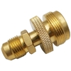 Régulateur de réservoir de propane de 1 lb Connexion adaptateur-bidon de propane en métal Convertir en filetage mâle évasé de 3/8 